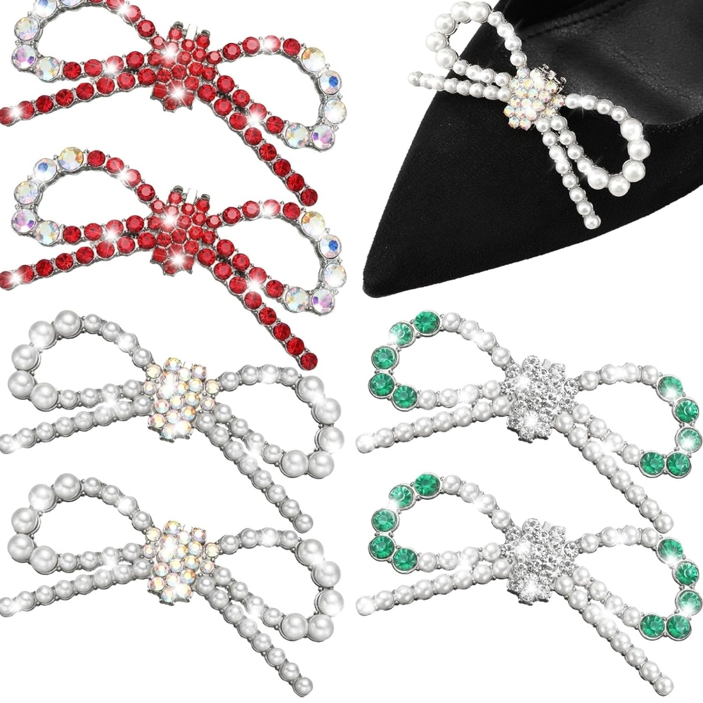 Elegant Shoe Clip Bows